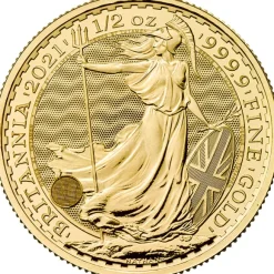 Britannia 1/2 Unze Gold verschiedene Jahrgänge