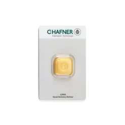 C. Hafner 50 Gramm Goldbarren gegossen