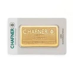 C. Hafner 100 Gramm Goldbarren geprägt