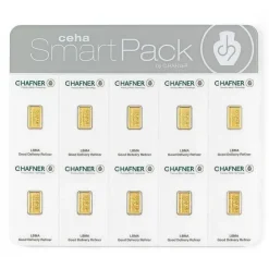 C. Hafner SmartPack 10 x 1 Gramm Goldbarren - CEHA -