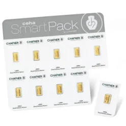 C. Hafner SmartPack 10 x 1 Gramm Goldbarren - CEHA -