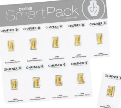 C. Hafner SmartPack 10 x 2 Gramm Goldbarren - CEHA -