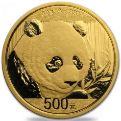 China Panda 30 Gramm Gold 2018