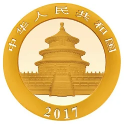 China Panda 30 Gramm Gold 2017