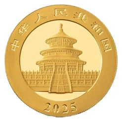 China Panda 30 Gramm Gold 2025
