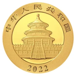 China Panda 30 Gramm Gold 2022