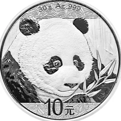 China Panda 30 Gramm Silber 2018*