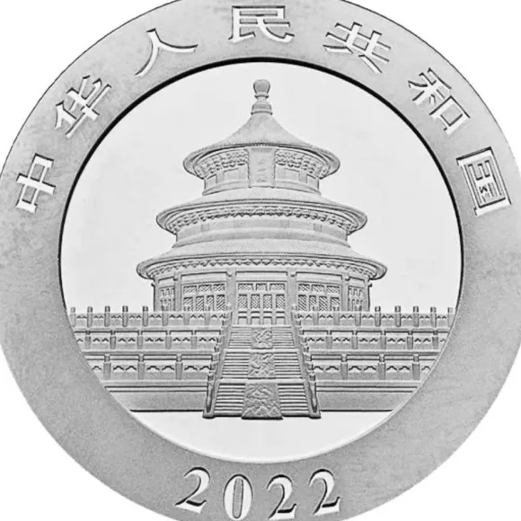 China Panda 30 Gramm Silber 2022*