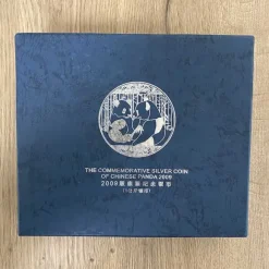 China Panda 1 KG Silber Proof 2009 + Box + COA *