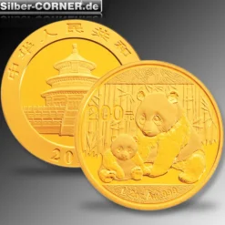 China Panda 2012 1/2 Oz Gold