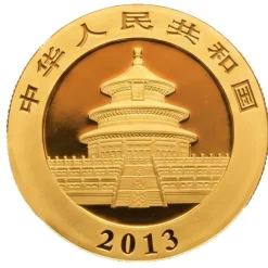 China Panda 1/2 Oz Gold 2013