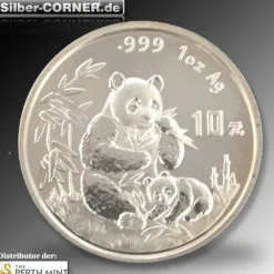 China Panda 1996 1 Oz Silber*