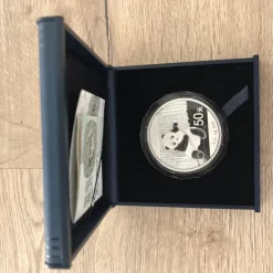 China Panda 5 Oz Silber Proof 2014 + Box + Coa*
