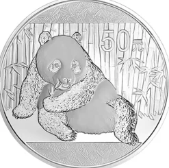 China Panda 5 Oz Silber Proof 2015+ Box + CoA*