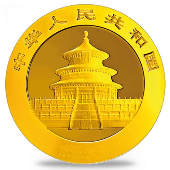 China Panda 1 Unze Gold 2004