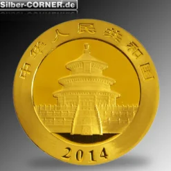 China Panda 1 Unze Gold 2014