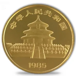 China Panda 1 Unze Gold 1985