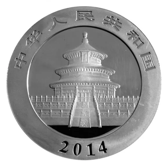 China Panda 1 Unze Silber 2014 *