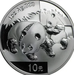 China Panda 1 Unze Silber 2008*