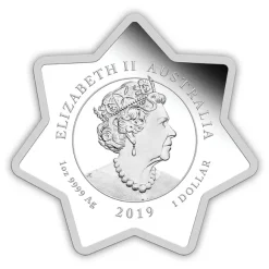 Christmas 2019 1 Oz Silber Star-Shaped Coin*