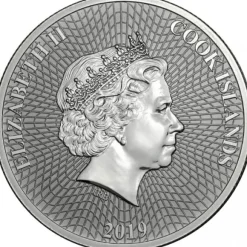 Cook Island Silver Star 1 Oz Silber 2019 *