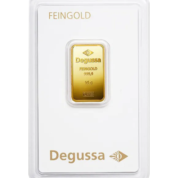 Degussa 10 Gramm Goldbarren