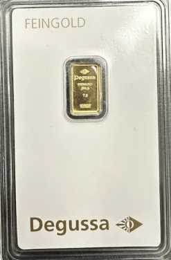 Degussa 1 Gramm Goldbarren