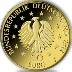 Deutscher Wald - Fichte - 1/8 Unze Gold 2012 + Zertifikat