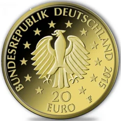 Deutscher Wald - Linde - 1/8 Unze Gold 2015 + Zertifikat
