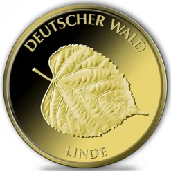 Deutscher Wald - Linde - 1/8 Unze Gold 2015 + Zertifikat
