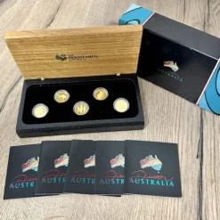 Discover Australia Set 5 x 1/10 Oz Gold Proof 2008