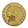 5 Dollar Indian Head 7,52 Gramm verschiedene Jahrgänge