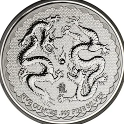 Double Dragon Niue 5 Unzen Silber 2018 *