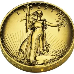 Double Eagle 1 Oz Gold Ultra High Relief 2009 +Box +COA*