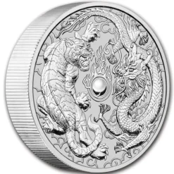 Dragon & Tiger 10 Unzen Silber 2020 - Myths & Legends*