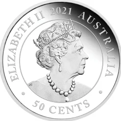 Dreaming Down Under - Dingo - 1/2 Oz Silber Proof + Box + COA*