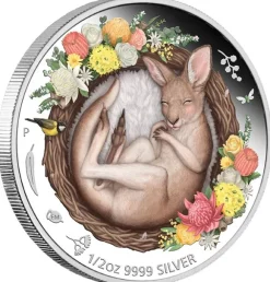 Dreaming Down Under - Kangaroo - 1/2 Unze Silber 2021 Proof + Box + COA*