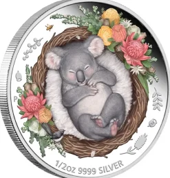 Dreaming Down Under - Koala - 1/2 Unze Silber Proof + Box +COA*