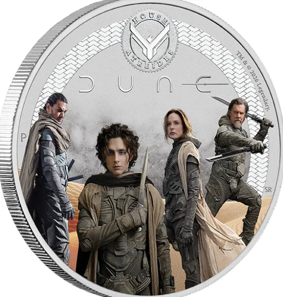 Dune - House Atreides - 1/2 Oz Silber farbig 2026 inkl. Box & Zertifikat