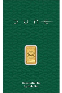 Dune - House of Atreides - 1 Gramm Goldbarren im Blister