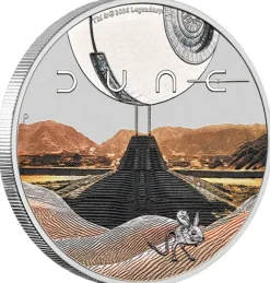 Dune 1 Oz Silber farbig 2026 +Box +COA*