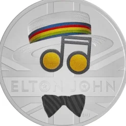 Elton John 1 Unze Silber Proof 2020 + Box + CoA*