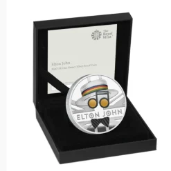 Elton John 1 Unze Silber Proof 2020 + Box + CoA*