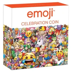 Emoji 1 Unze Silber Proof + Box + COA*