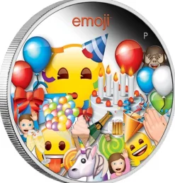 Emoji 1 Unze Silber Proof + Box + COA*