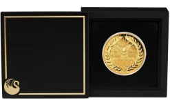 End of WW2 75th Anniversary 2 Oz Gold 2020 Proof + Box