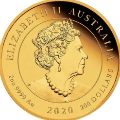 End of WW2 75th Anniversary 2 Oz Gold 2020 Proof + Box