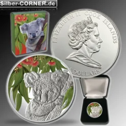 Eucalyptus Koala 2015 1 Oz Silber *