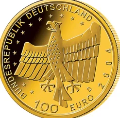 100 Euro - Bamberg - Goldmünze 2004 +Box +COA