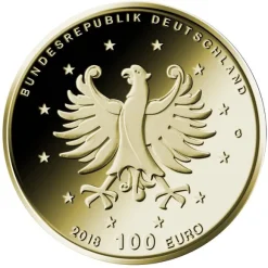 100 Euro - Brühl - Goldmünze 2018 +Box+Zertifikat